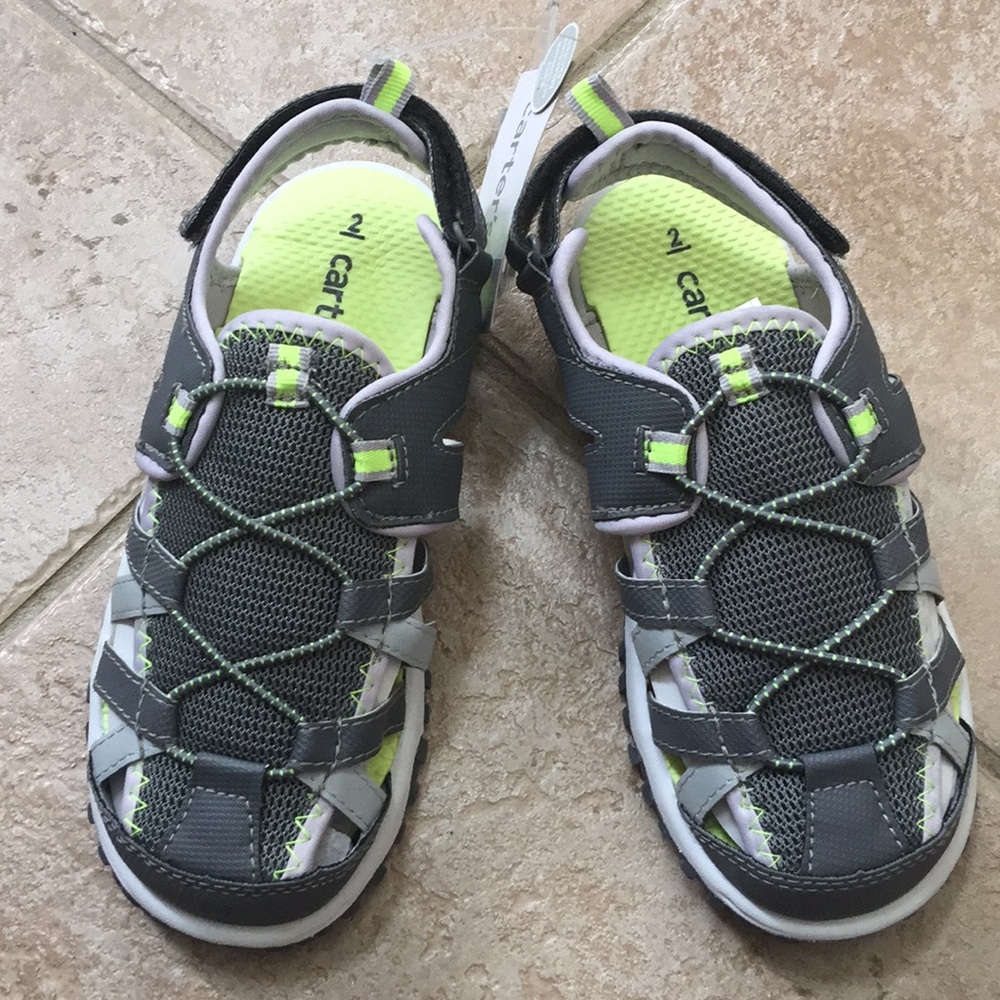 Carter's Boys Closed Toe Athletic Play Sandals - Picture 7 of 8